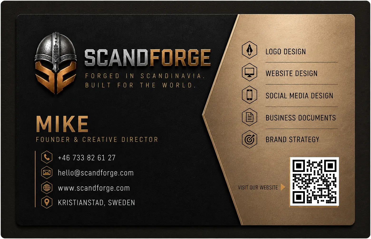 ScandForge business card