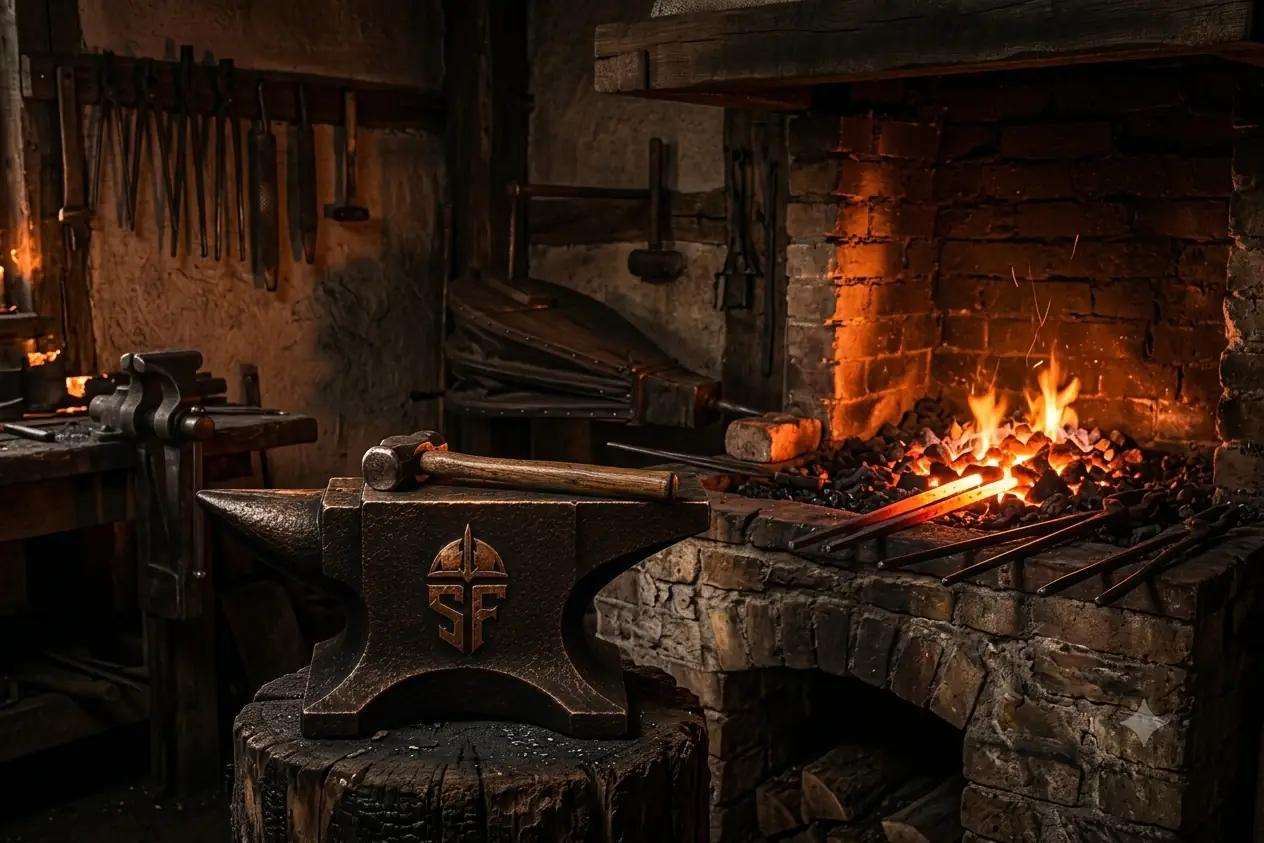Inside Thor's warm ScandForge workshop