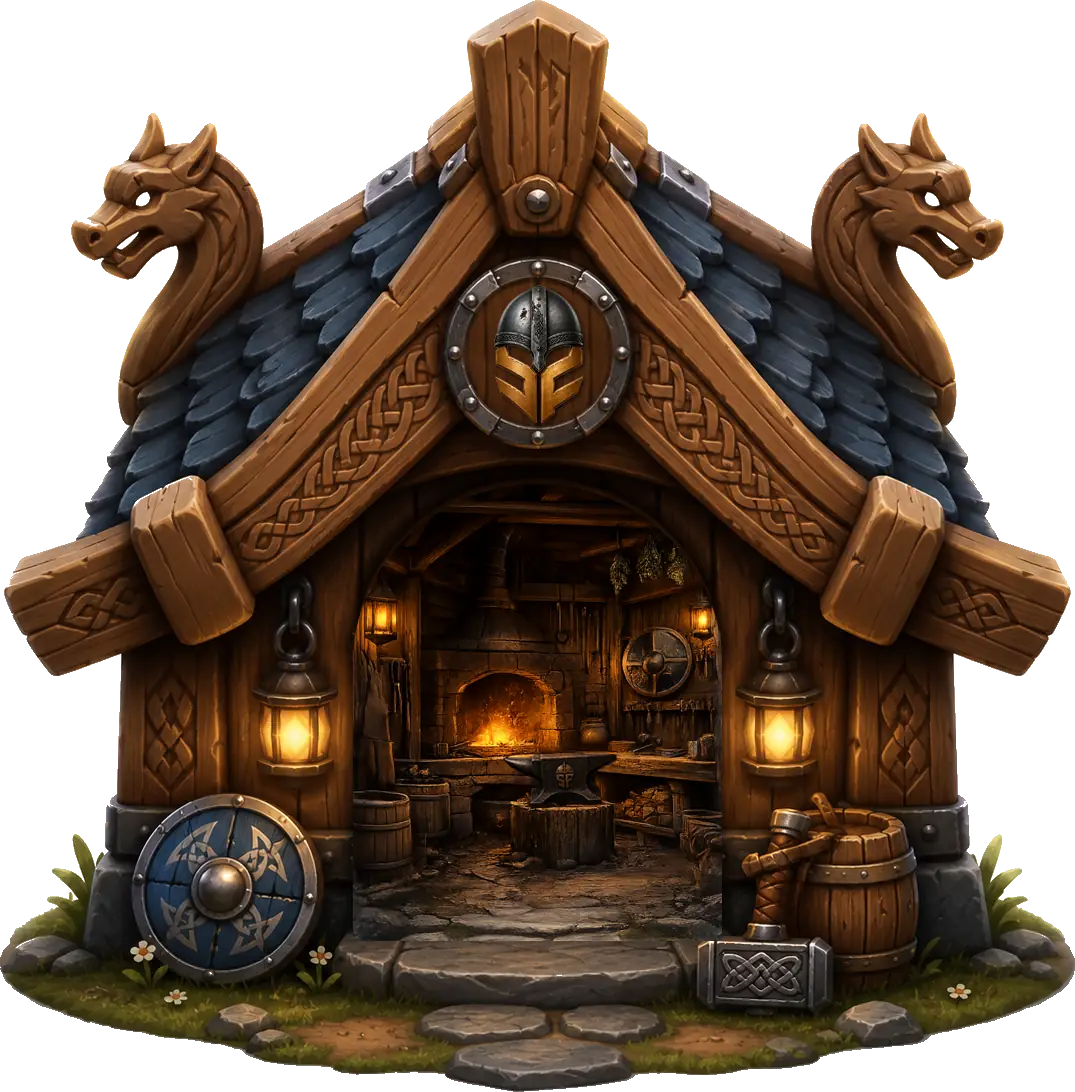 Thor's timber welcome hut