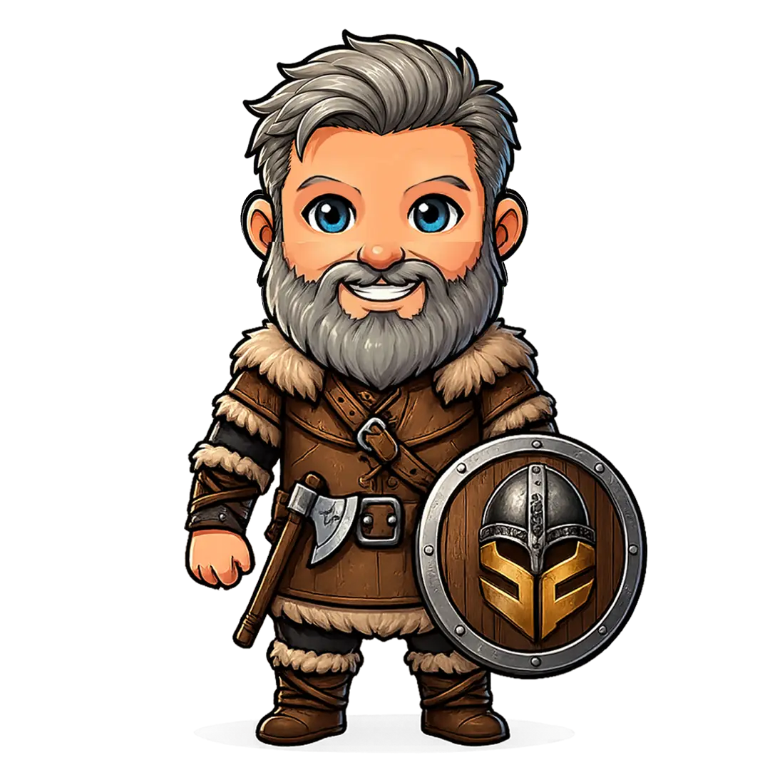 Thor, the ScandForge mascot